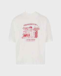 PIZZA TEE OFF-WHITE - Dondead 