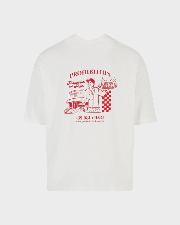 PIZZA TEE OFF - WHITE Dondead