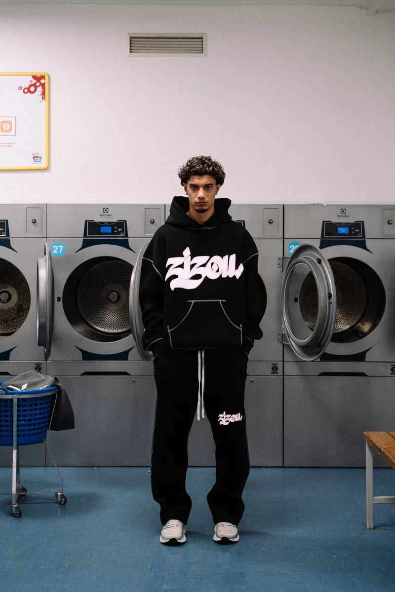 PUFFY TRACKIE HOODIE BLACK Dondead