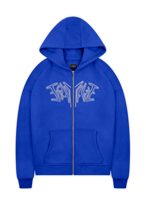 ZIP HOODIE BLUE