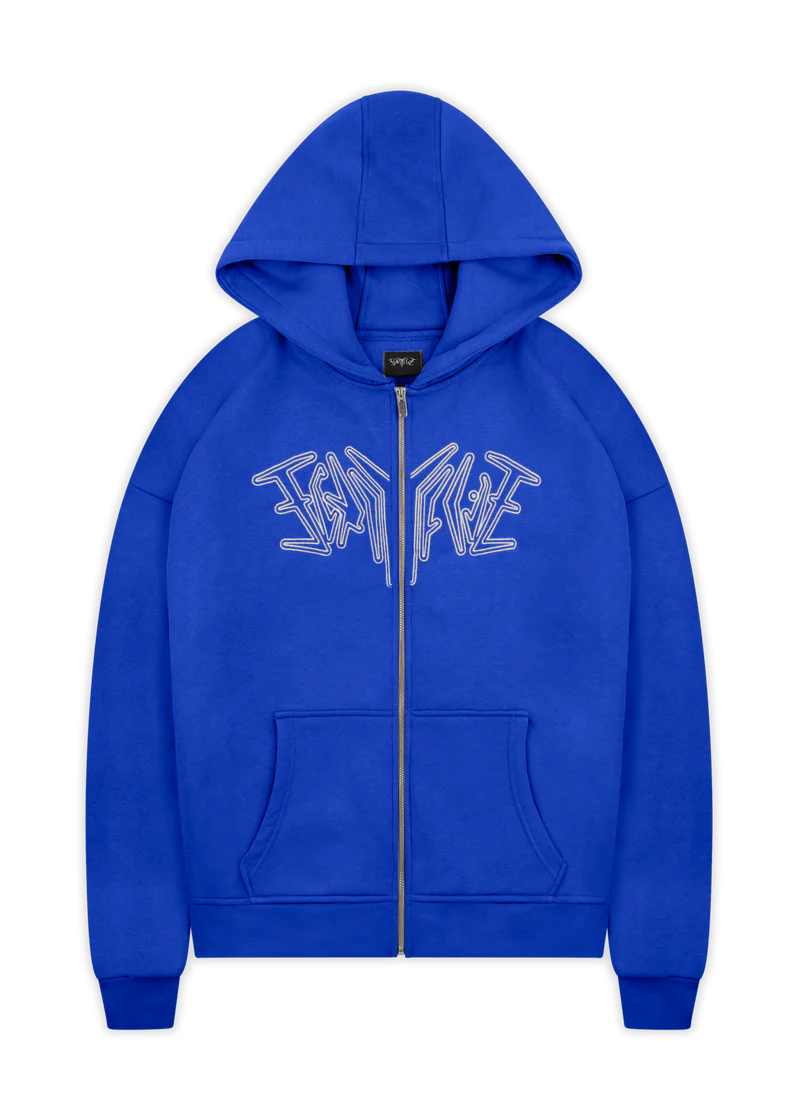 ZIP HOODIE BLUE