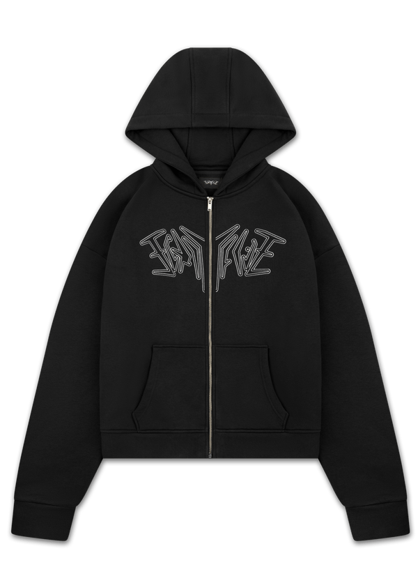 ZIP HOODIE BLACK