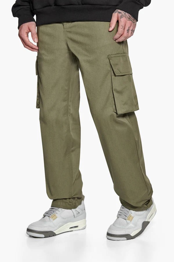 SINGLE CARGO POCKET WORKWEAR PANTS - Dondead 