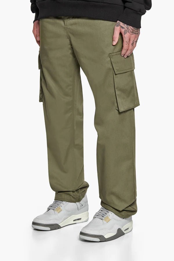 SINGLE CARGO POCKET WORKWEAR PANTS - Dondead 