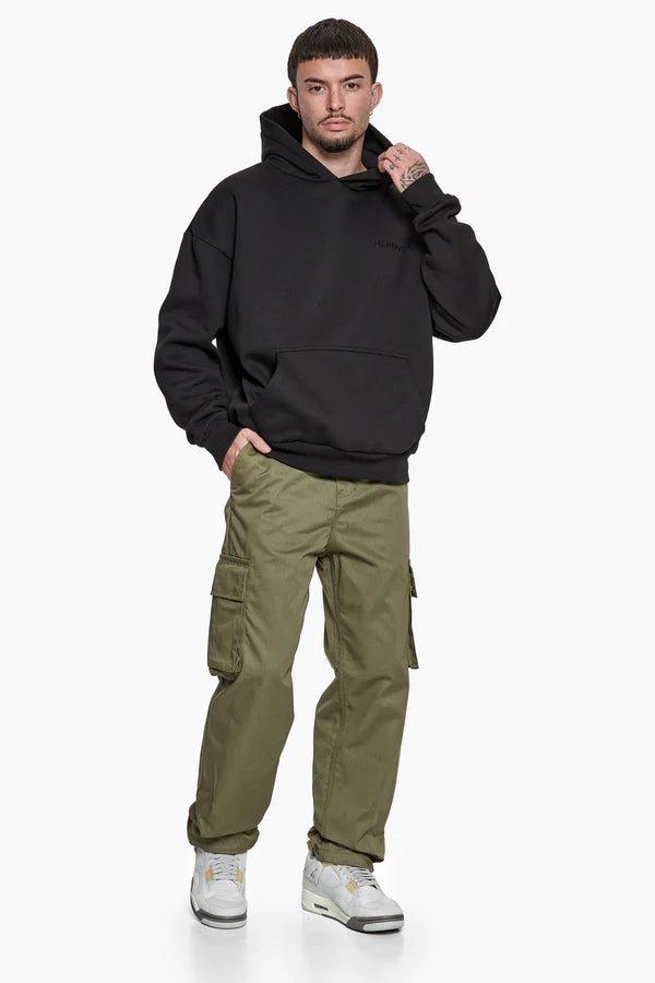 SINGLE CARGO POCKET WORKWEAR PANTS - Dondead 