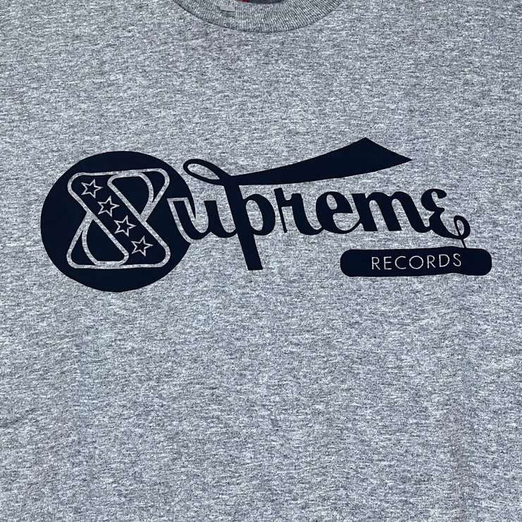 Supreme Records T-Shirt grey