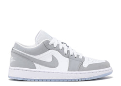 Wmns Air Jordan 1 Low White Wolf Grey - Dondead 