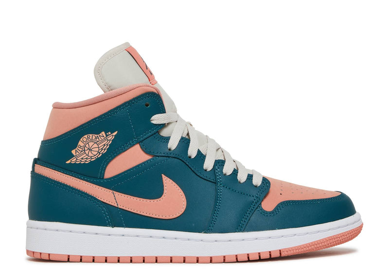 Wmns Air Jordan 1 Mid Dark Teal Green - Dondead 