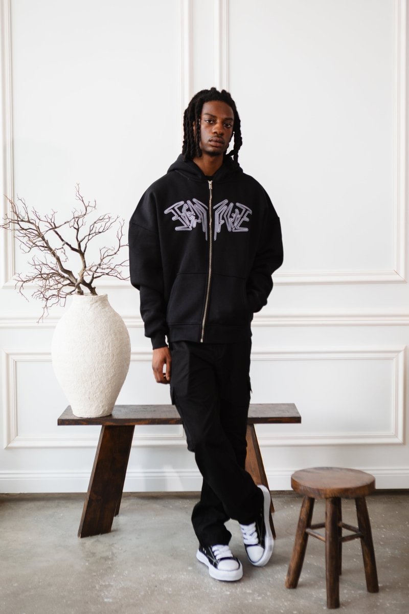 ZIP HOODIE BLACK Dondead