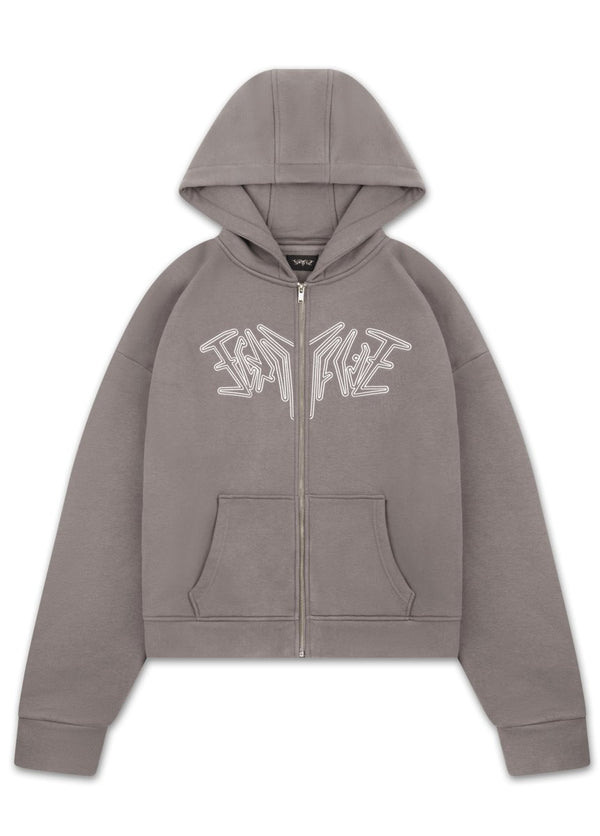 ZIP HOODIE DARK GREY Dondead