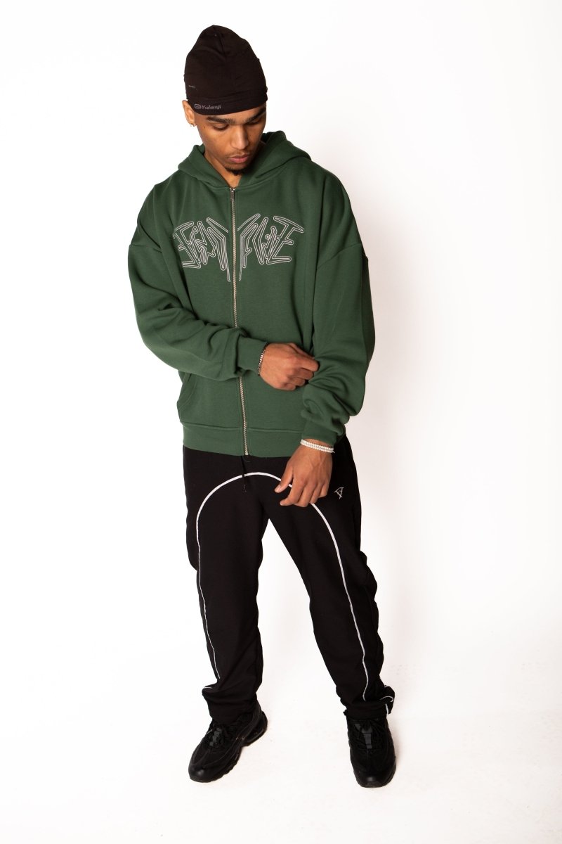 ZIP HOODIE GREEN Dondead