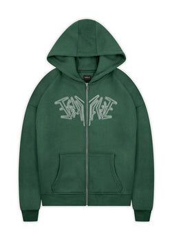 ZIP HOODIE GREEN Dondead