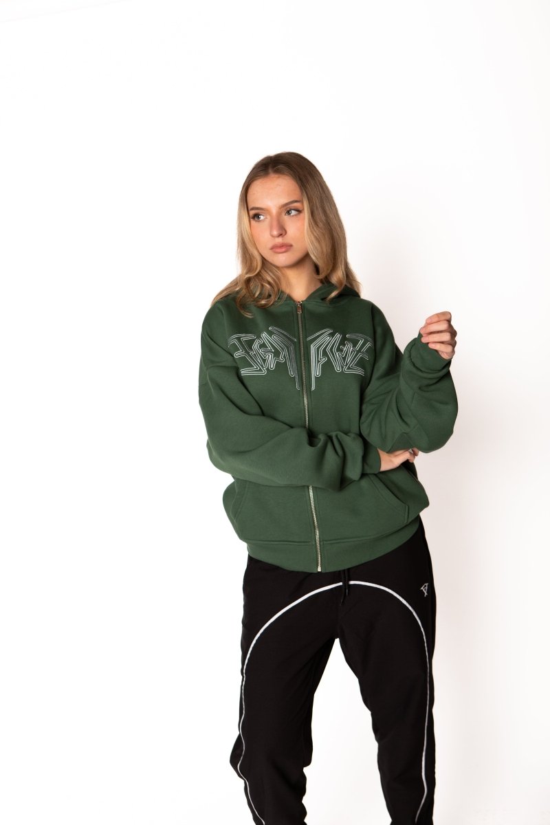 ZIP HOODIE GREEN Dondead