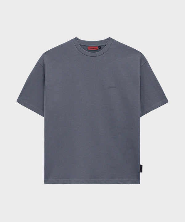 10119 TEE EMBROIDERY STEEL GREY Dondead