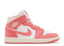 Wmns Air Jordan 1 Mid Strawberries and Cream - Dondead 