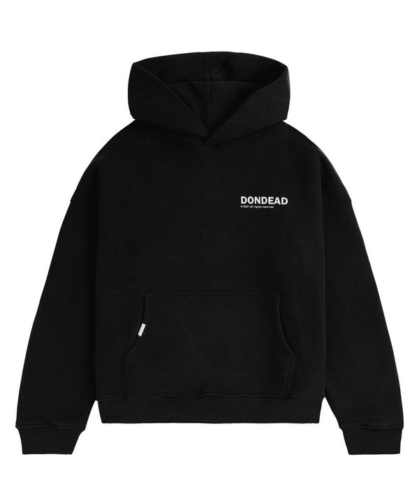 DONDEAD HOODIE SOLID BLACK Dondead