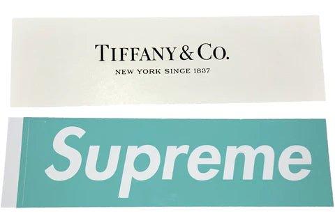Sticker Supreme x Tiffany & Co Box Logo Sticker Dondead